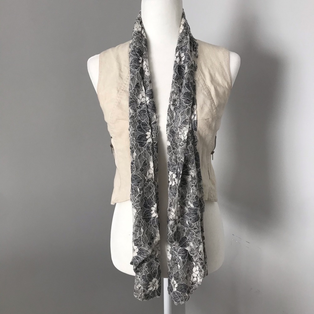 Alberto Makali Women’s Vest w/ built in lace scarf